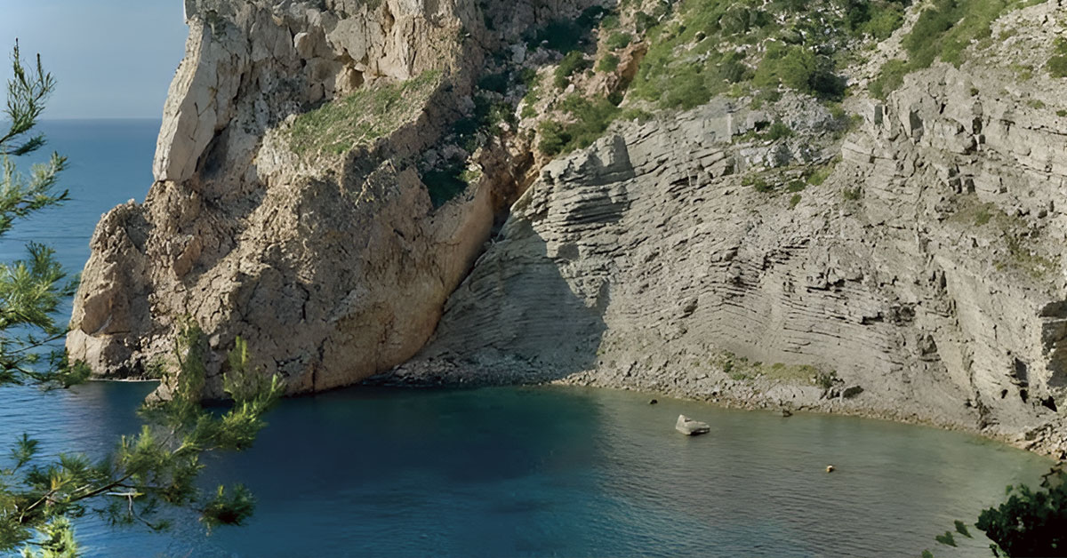 playa ibiza ses balandres