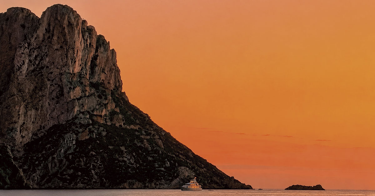 puesta de sol es vedra