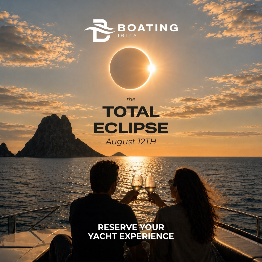 Solar eclipse at Ibiza with Boating Ibiza
