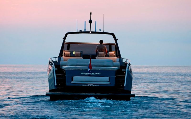 "Celebrate Life" is our brand new Bronson 50 boat for rent in Ibiza