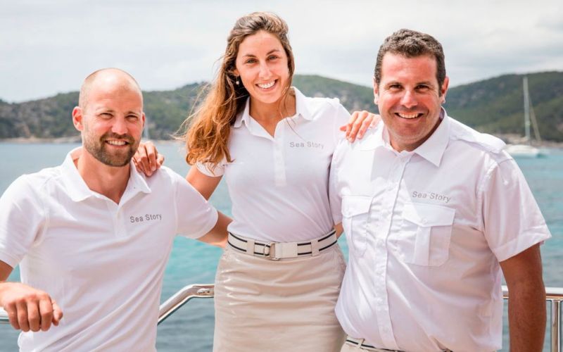 Boating Ibiza's yacht charters crew