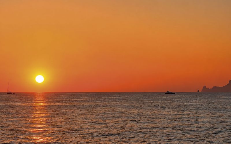 Puesta de sol en Ibiza